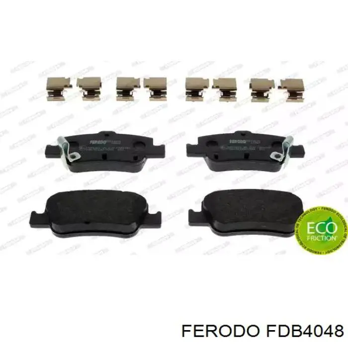 Sapatas do freio traseiras de disco Ferodo FDB4048 preço, a partir de 17,51 USD