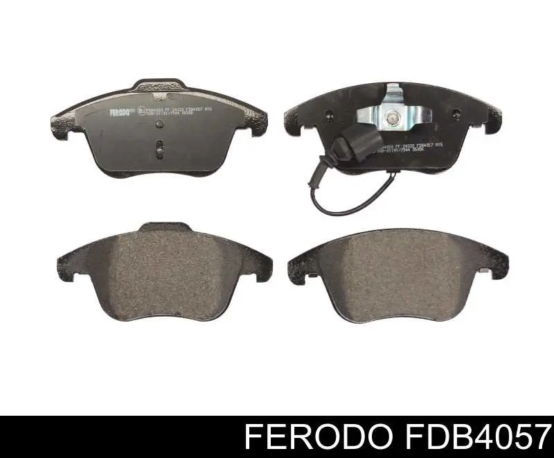 Sapatas do freio dianteiras de disco Ferodo FDB4057 preço, a partir de 42,93 USD