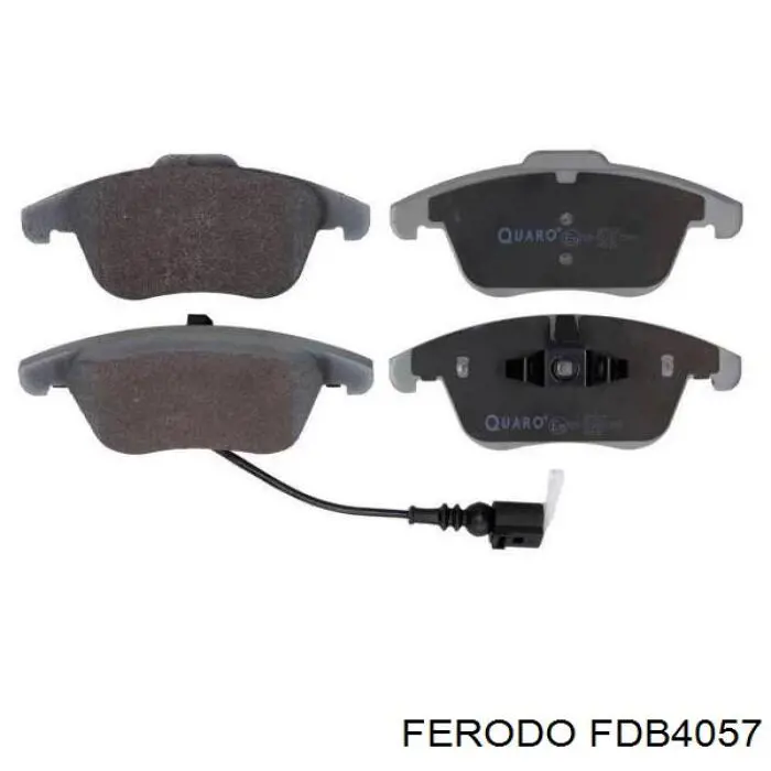 Compre FDB4057 Ferodo Sapatas do freio dianteiras de disco