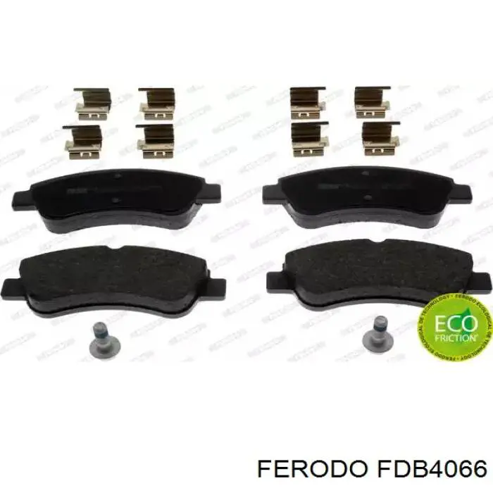Sapatas do freio dianteiras de disco Ferodo FDB4066 preço, a partir de 24,46 USD
