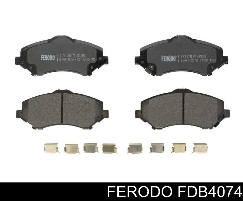 Sapatas do freio dianteiras de disco Ferodo FDB4074 preço, a partir de 41,94 USD