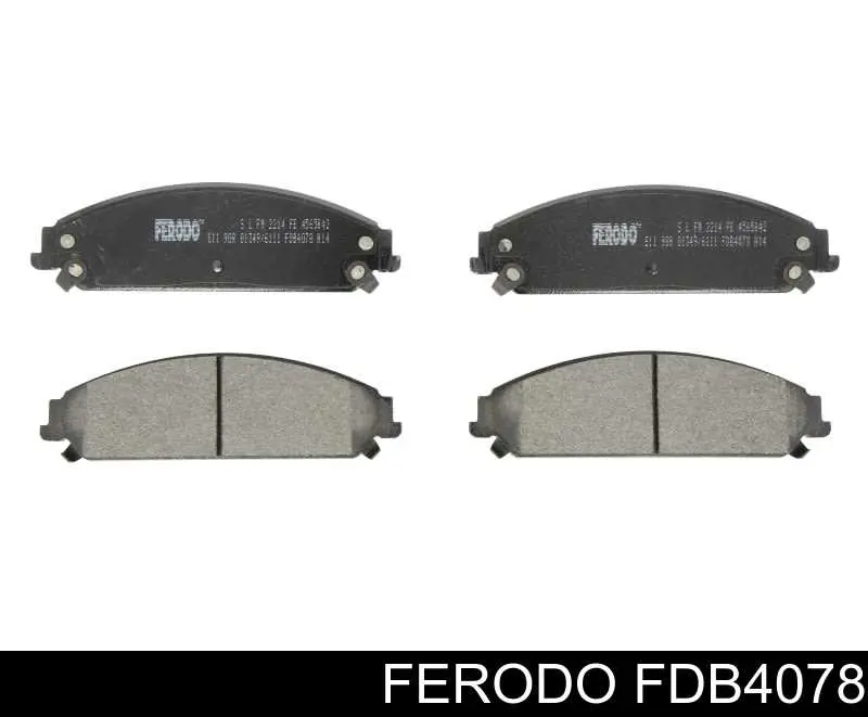 Sapatas do freio dianteiras de disco Ferodo FDB4078 preço, a partir de 51,31 USD