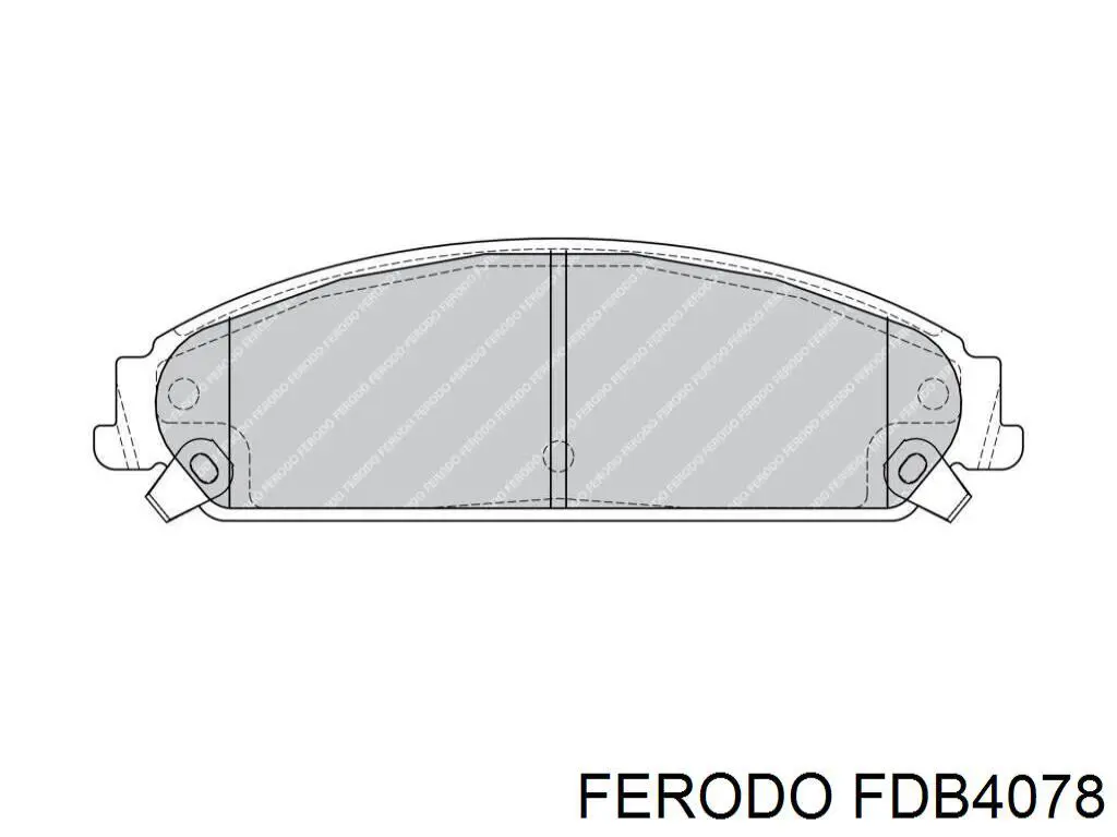 Compre FDB4078 Ferodo Sapatas do freio dianteiras de disco