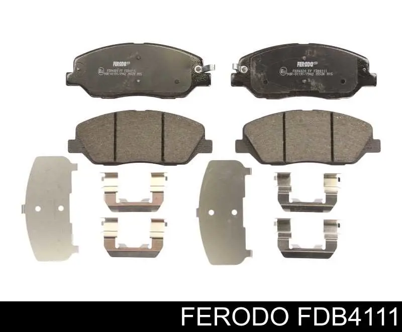 Sapatas do freio dianteiras de disco Ferodo FDB4111 preço, a partir de 38,71 USD