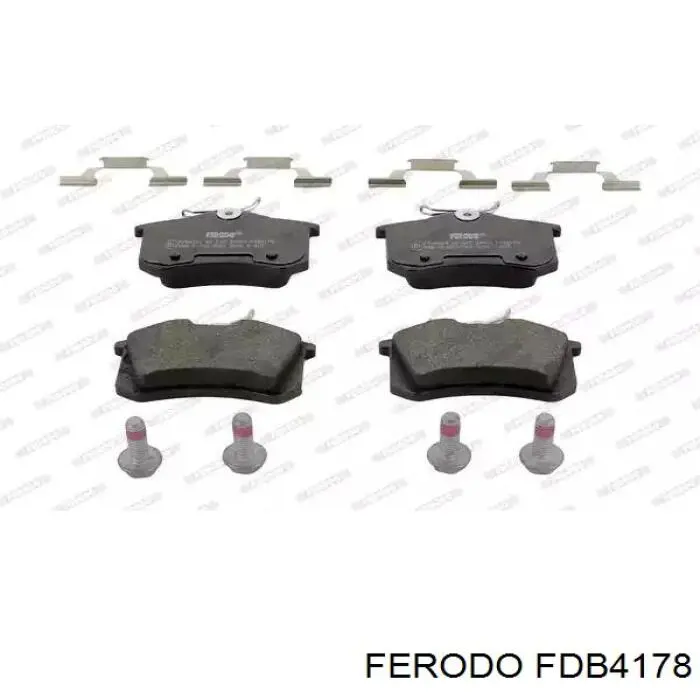 Sapatas do freio traseiras de disco Ferodo FDB4178 preço, a partir de 43,06 USD