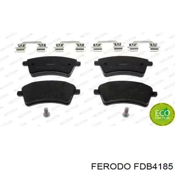 Sapatas do freio dianteiras de disco Ferodo FDB4185 preço, a partir de 32,40 USD