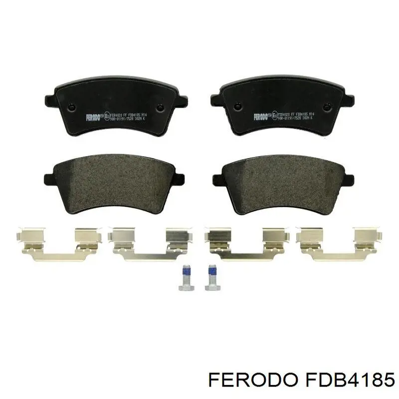 Compre FDB4185 Ferodo Sapatas do freio dianteiras de disco
