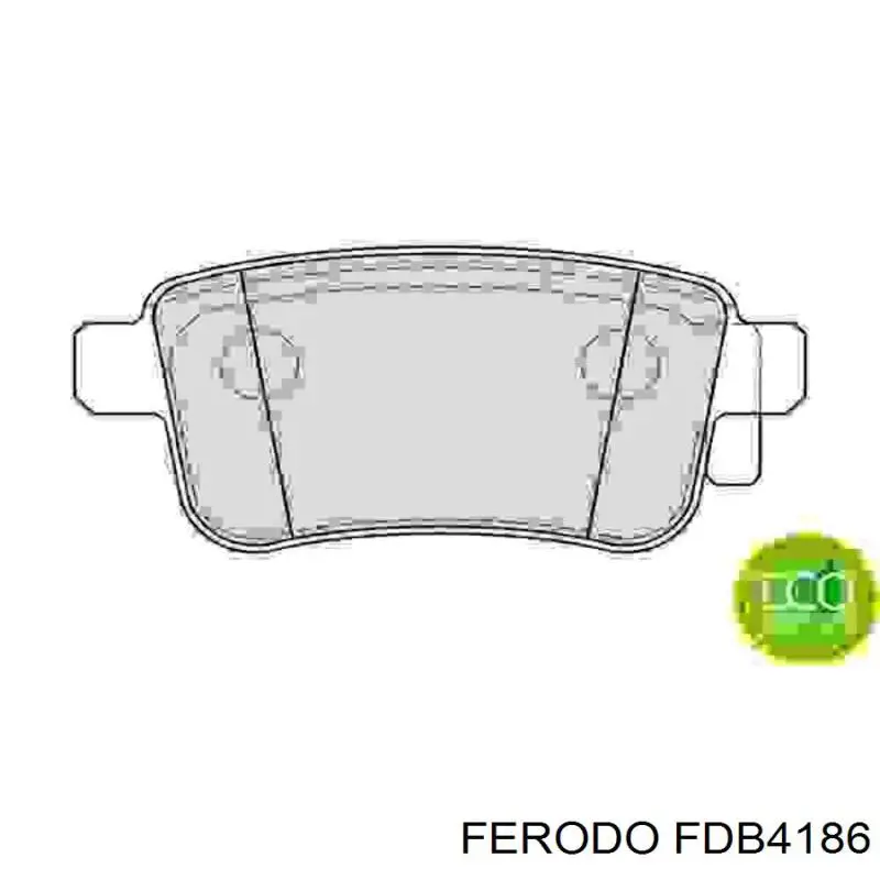 Sapatas do freio traseiras de disco Ferodo FDB4186 preço, a partir de 22,91 USD
