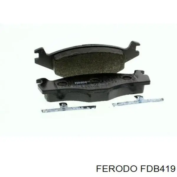 Compre FDB419 Ferodo Sapatas do freio dianteiras de disco