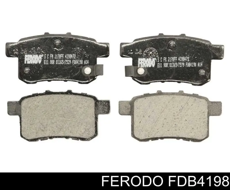 Sapatas do freio traseiras de disco Ferodo FDB4198 preço, a partir de 35,68 USD