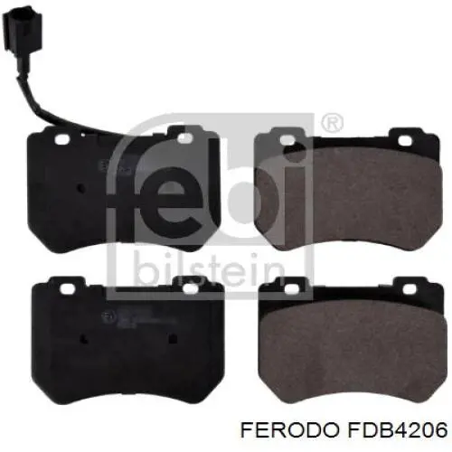 Compre FDB4206 Ferodo Sapatas do freio dianteiras de disco