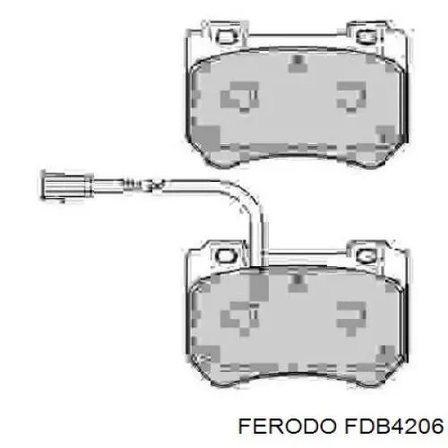 Sapatas do freio dianteiras de disco Ferodo FDB4206 preço, a partir de 47,52 USD