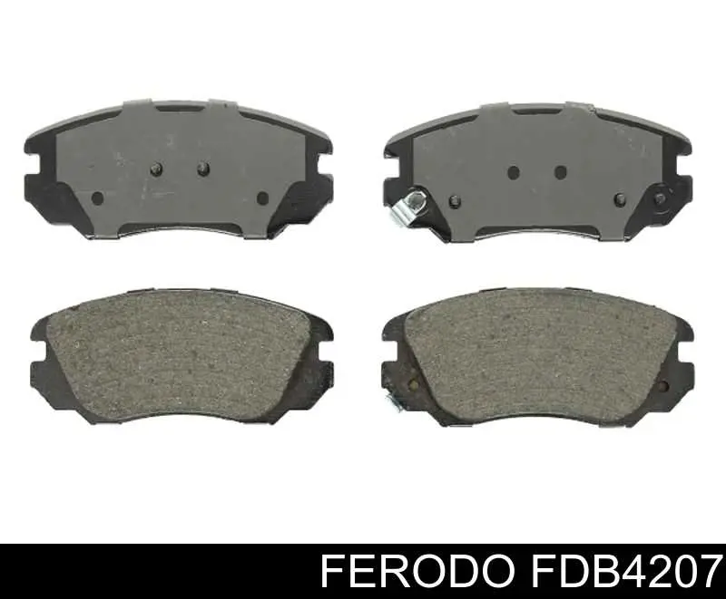 Sapatas do freio dianteiras de disco Ferodo FDB4207 preço, a partir de 40,55 USD