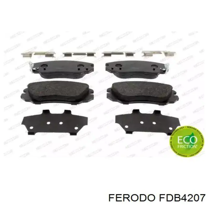 Compre FDB4207 Ferodo Sapatas do freio dianteiras de disco