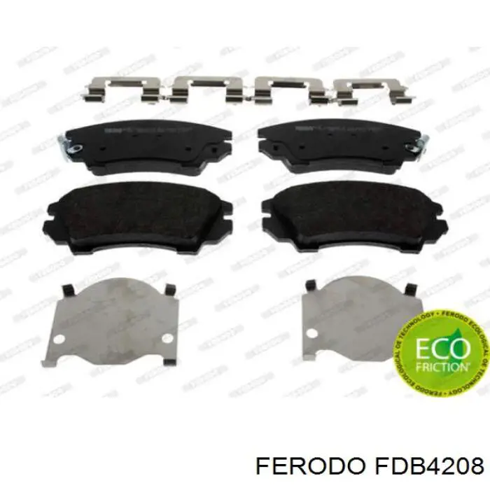 Compre FDB4208 Ferodo Sapatas do freio dianteiras de disco