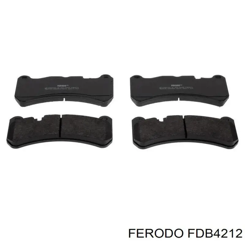 FDB4212 Ferodo Sapatas do freio dianteiras de disco