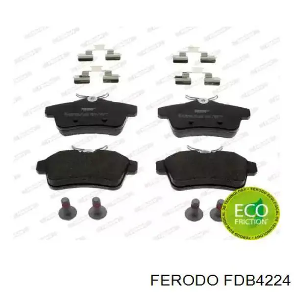 Sapatas do freio traseiras de disco Ferodo FDB4224 preço, a partir de 31,25 USD