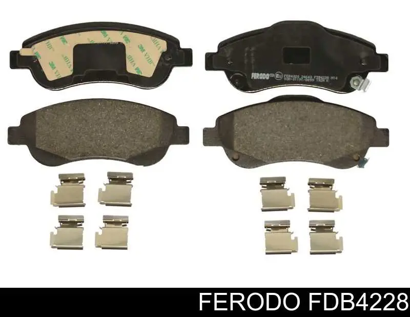 Sapatas do freio dianteiras de disco Ferodo FDB4228 preço, a partir de 41,45 USD