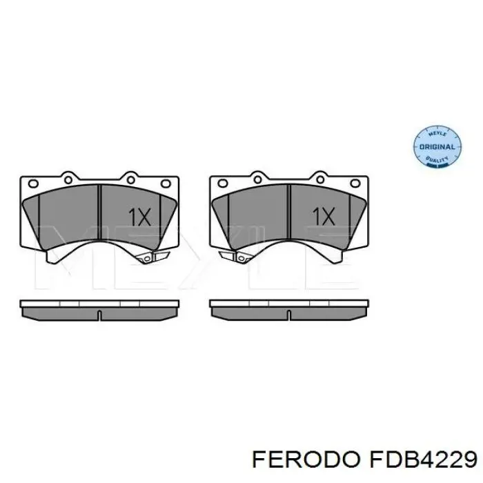 Compre FDB4229 Ferodo Sapatas do freio dianteiras de disco