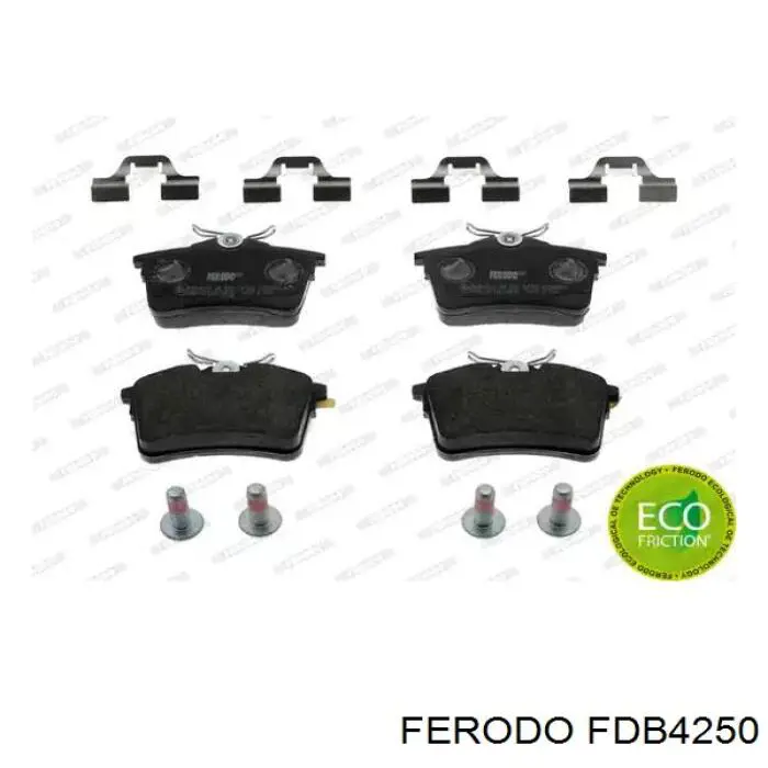 Sapatas do freio traseiras de disco Ferodo FDB4250 preço, a partir de 25,29 USD