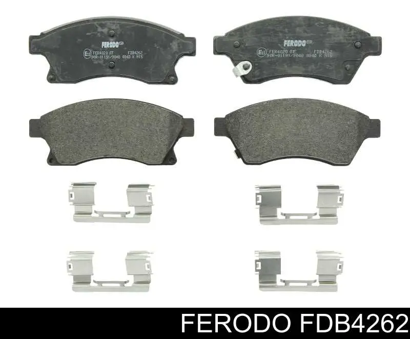 Sapatas do freio dianteiras de disco Ferodo FDB4262 preço, a partir de 37,75 USD