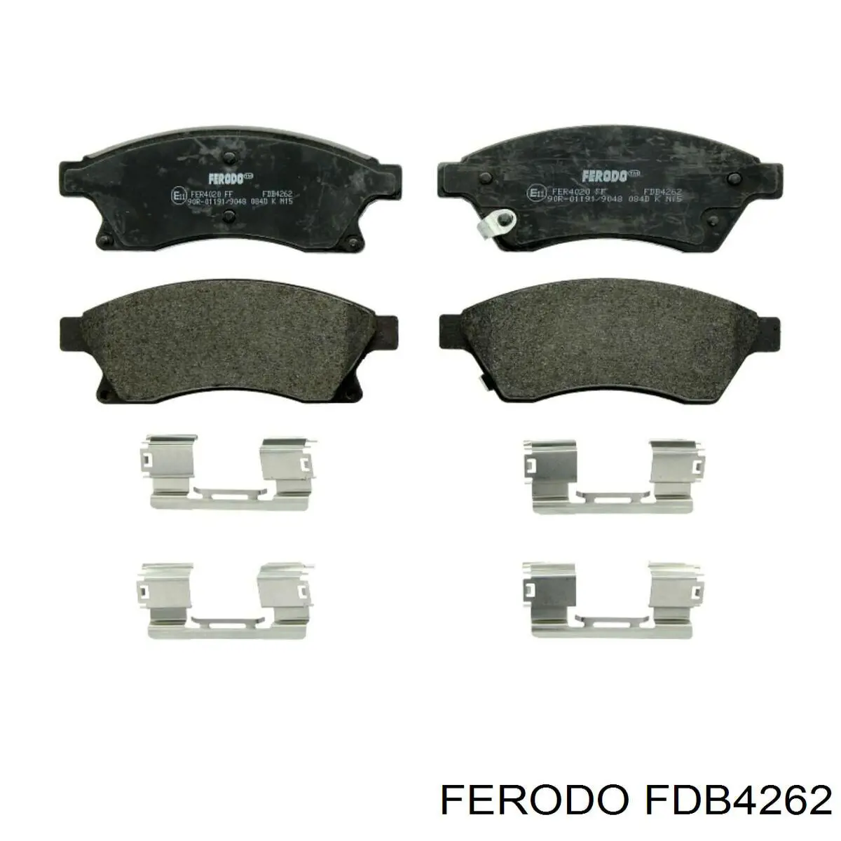 Compre FDB4262 Ferodo Sapatas do freio dianteiras de disco