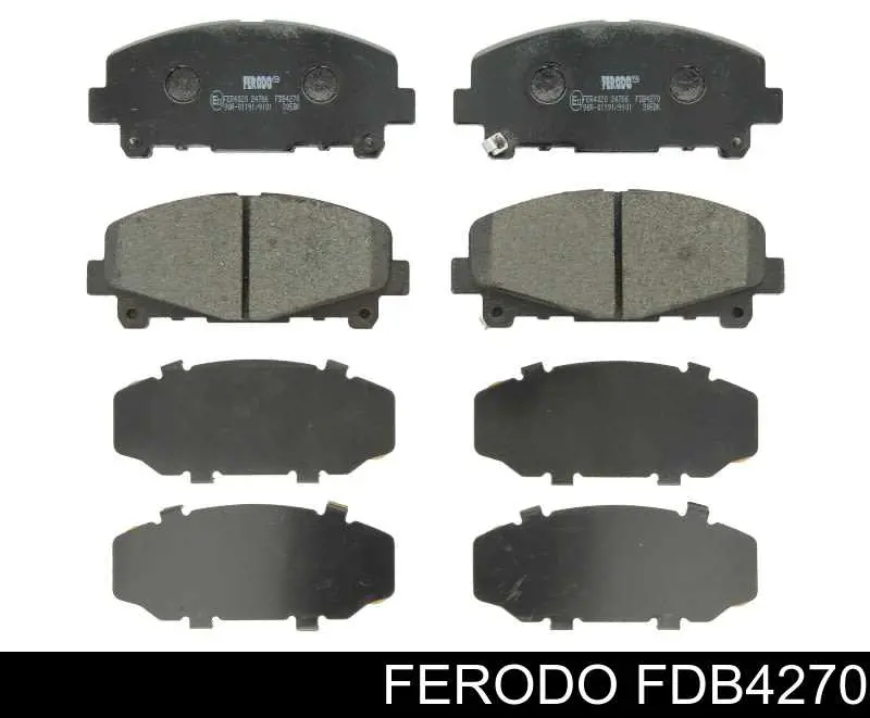 Sapatas do freio dianteiras de disco Ferodo FDB4270 preço, a partir de 43,95 USD
