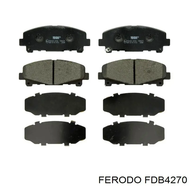 Compre FDB4270 Ferodo Sapatas do freio dianteiras de disco