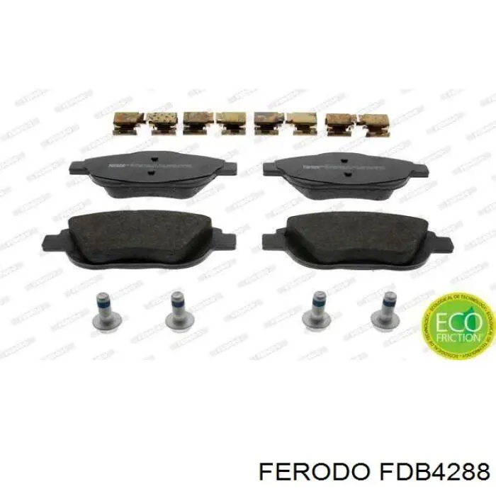 Sapatas do freio dianteiras de disco Ferodo FDB4288 preço, a partir de 39,97 USD