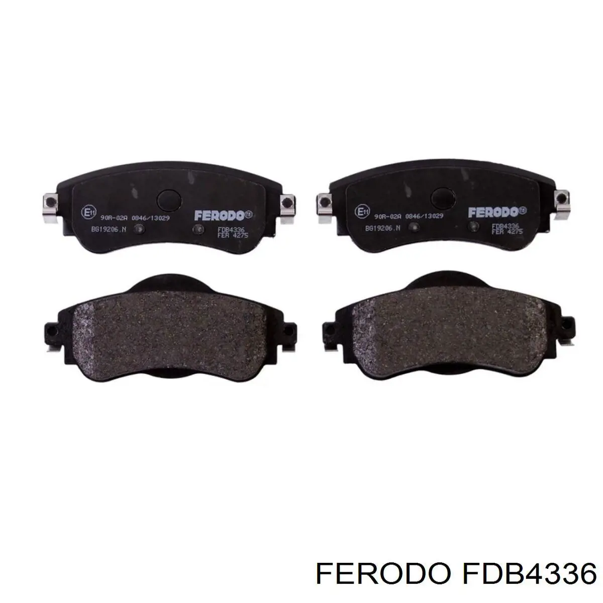 Sapatas do freio dianteiras de disco Ferodo FDB4336 preço, a partir de 35,60 USD
