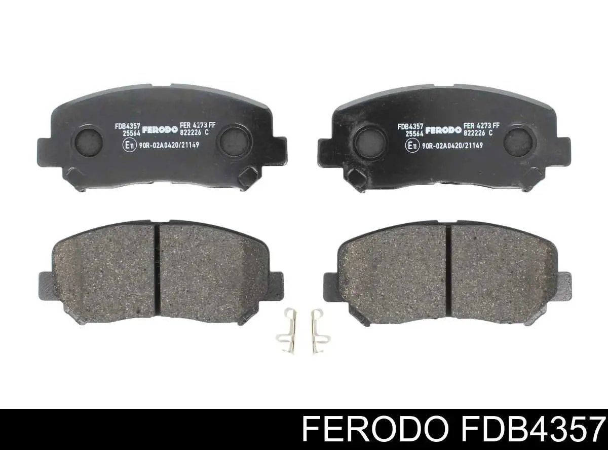 FDB4357 Ferodo Sapatas do freio dianteiras de disco