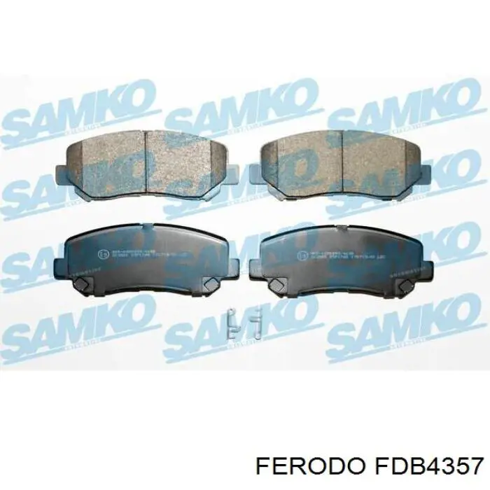 Compre FDB4357 Ferodo Sapatas do freio dianteiras de disco