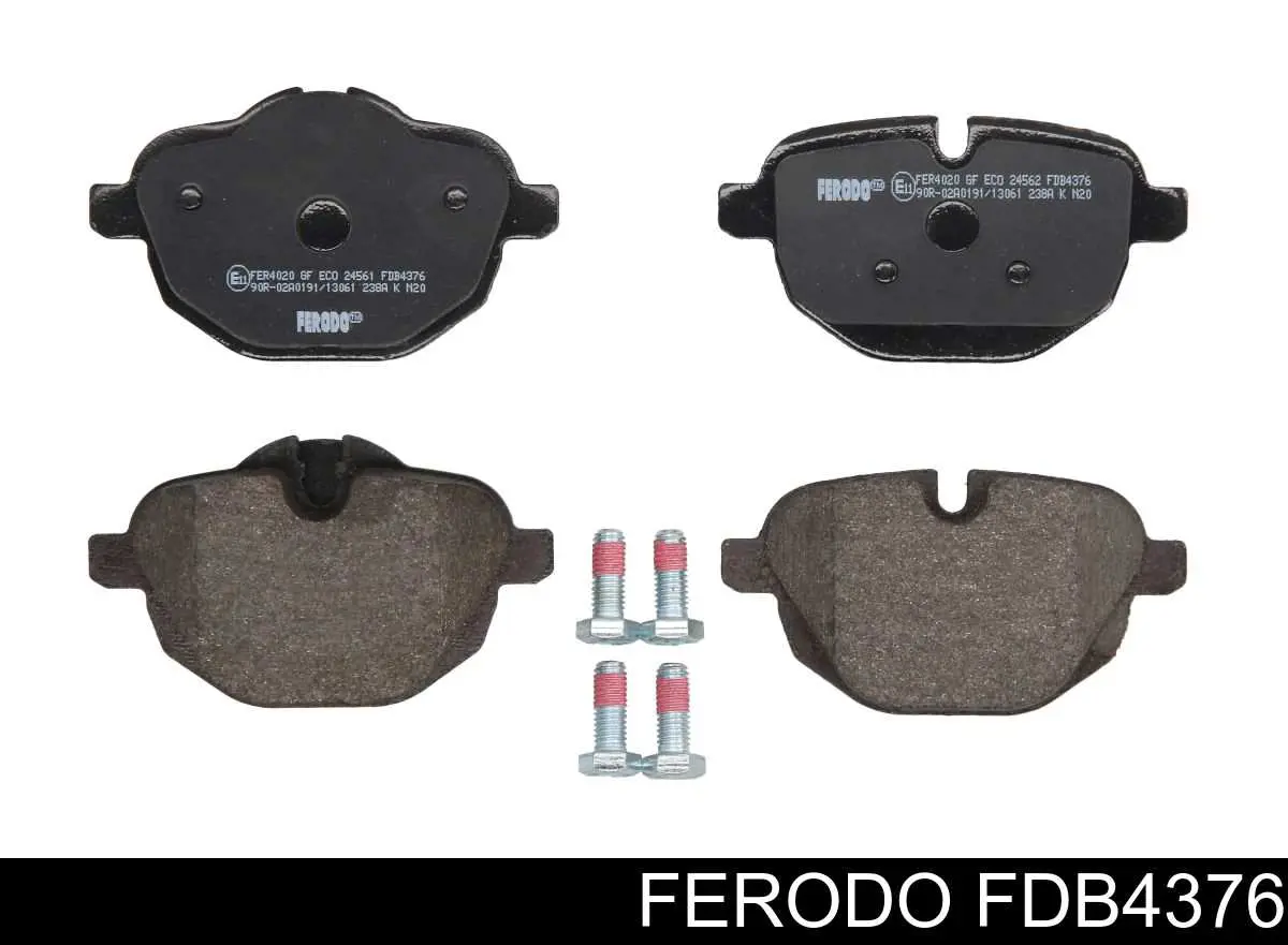 Sapatas do freio traseiras de disco Ferodo FDB4376 preço, a partir de 31,28 USD