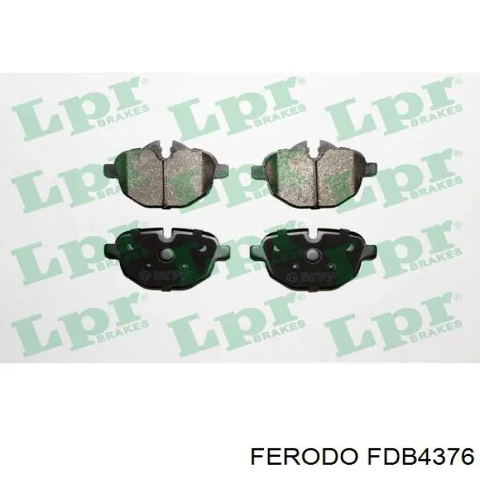 Compre FDB4376 Ferodo Sapatas do freio traseiras de disco