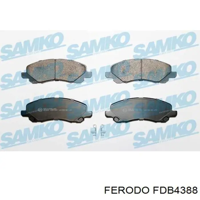 Sapatas do freio dianteiras de disco Ferodo FDB4388 preço, a partir de 34,07 USD