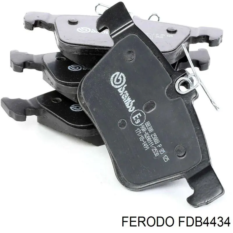 Compre FDB4434 Ferodo Sapatas do freio traseiras de disco