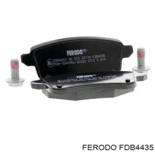 Sapatas do freio traseiras de disco Ferodo FDB4435 preço, a partir de 28,61 USD