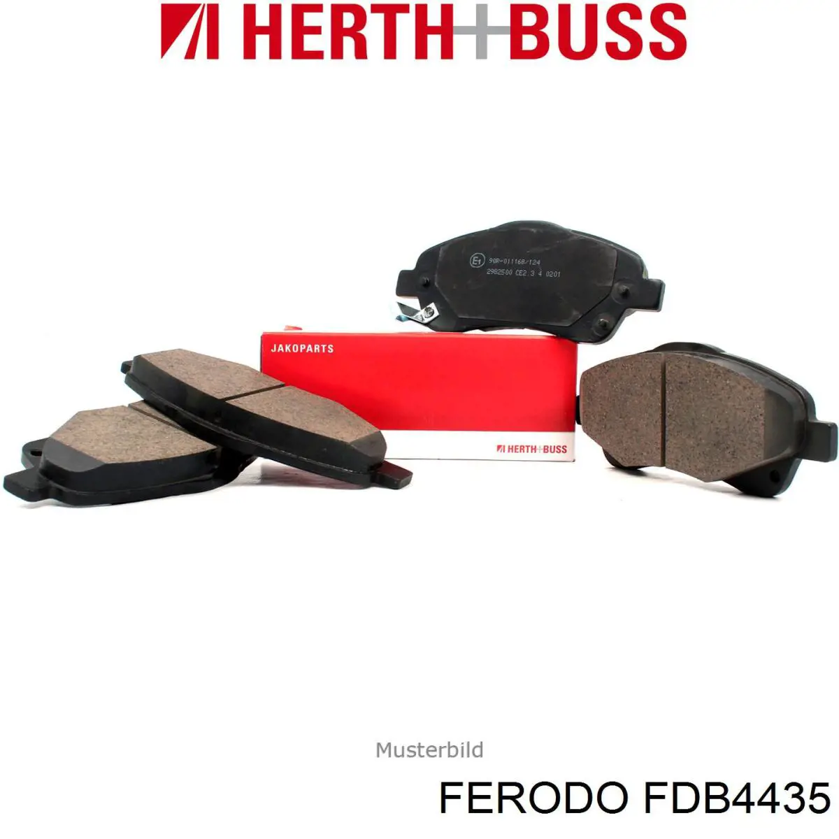 Compre FDB4435 Ferodo Sapatas do freio traseiras de disco
