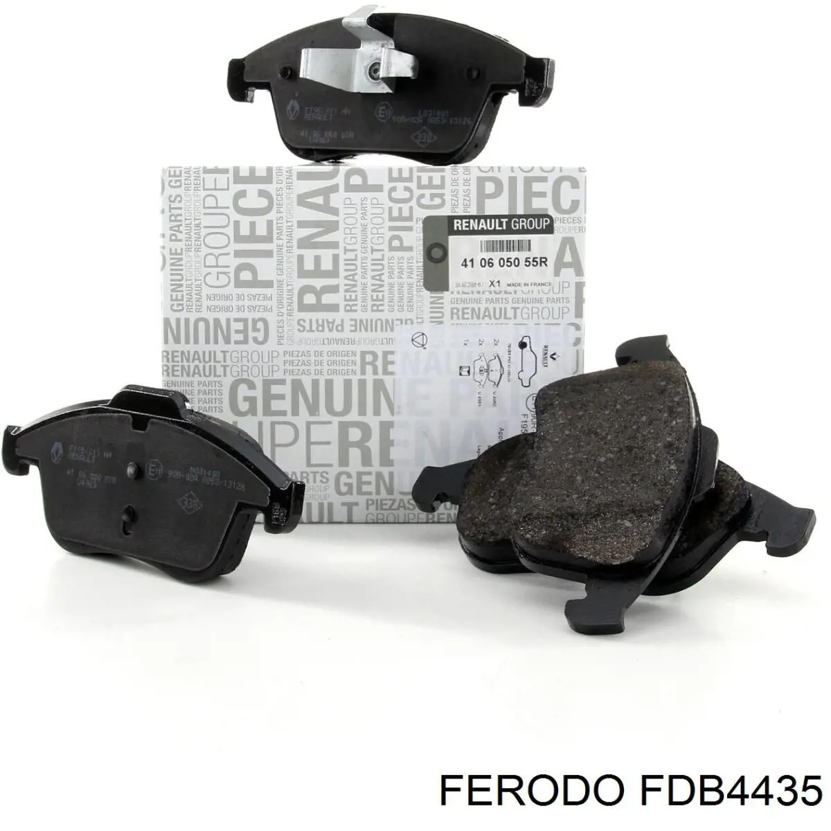 Sapatas do freio traseiras de disco FDB4435 Ferodo