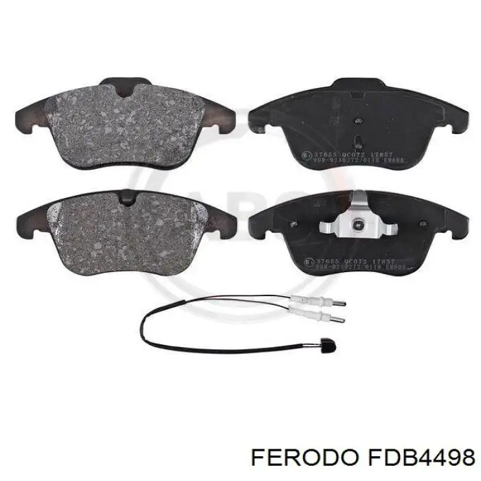Compre FDB4498 Ferodo Sapatas do freio dianteiras de disco