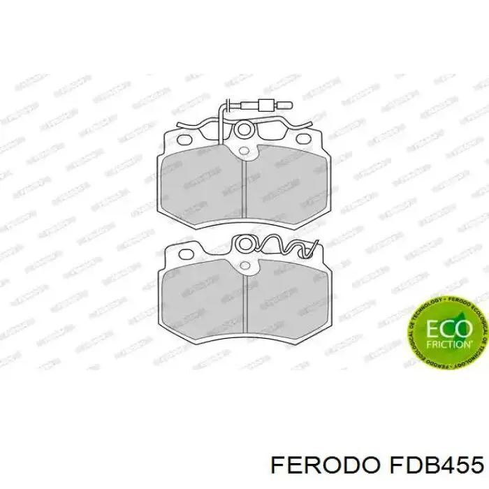 Sapatas do freio dianteiras de disco Ferodo FDB455 preço, a partir de 21,16 USD