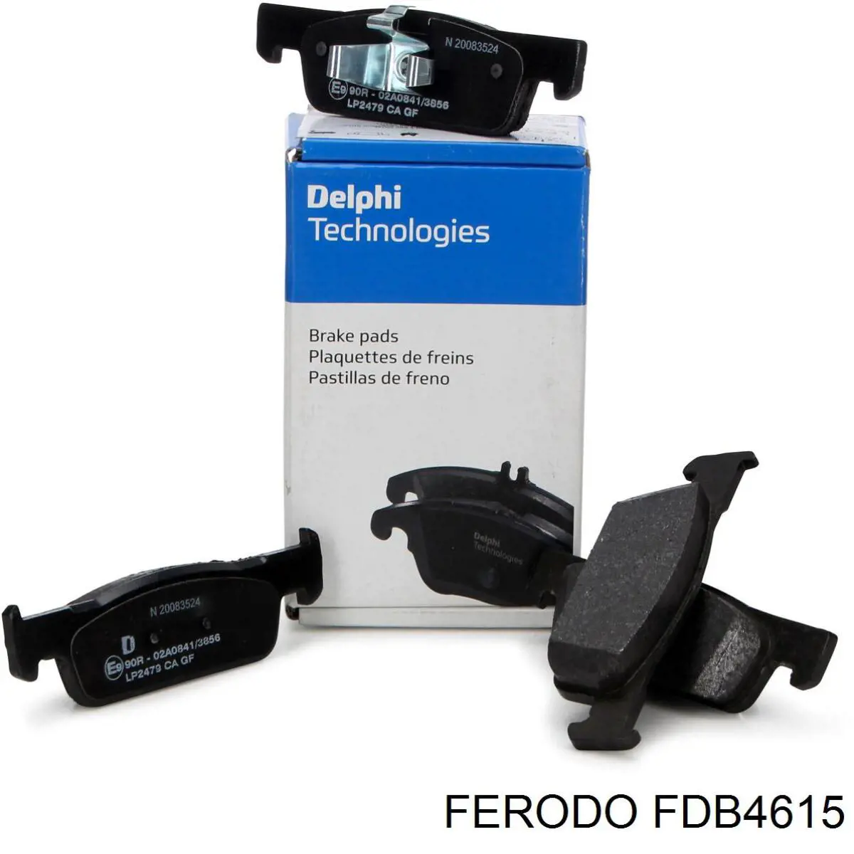 Compre FDB4615 Ferodo Sapatas do freio dianteiras de disco