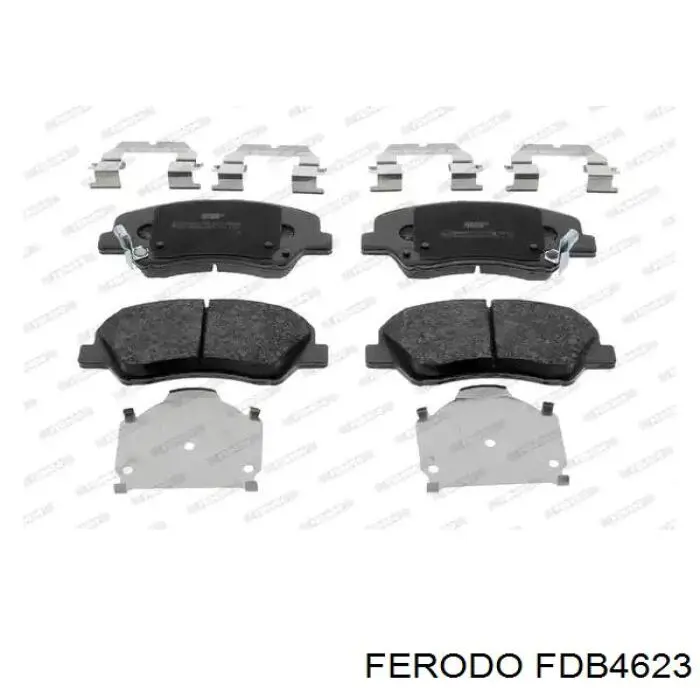Sapatas do freio dianteiras de disco Ferodo FDB4623 preço, a partir de 28,75 USD