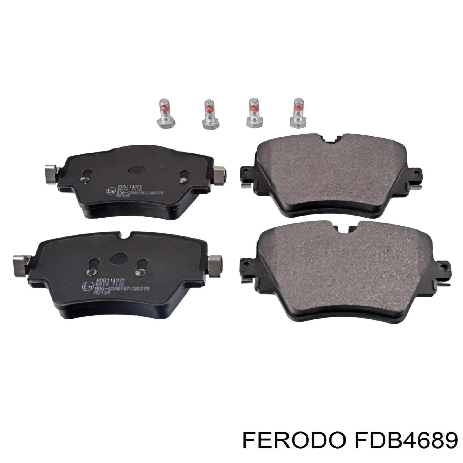 Sapatas do freio dianteiras de disco Ferodo FDB4689 preço, a partir de 49,05 USD