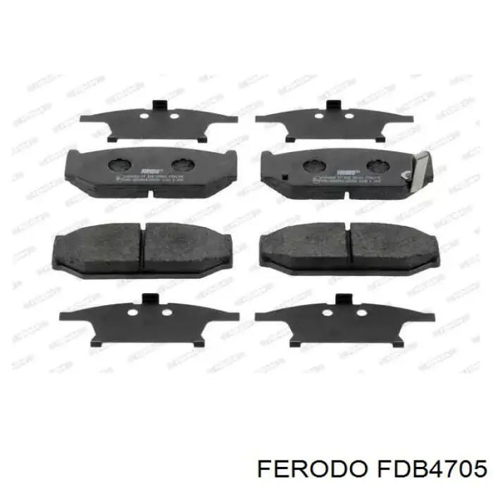 Compre FDB4705 Ferodo Sapatas do freio dianteiras de disco