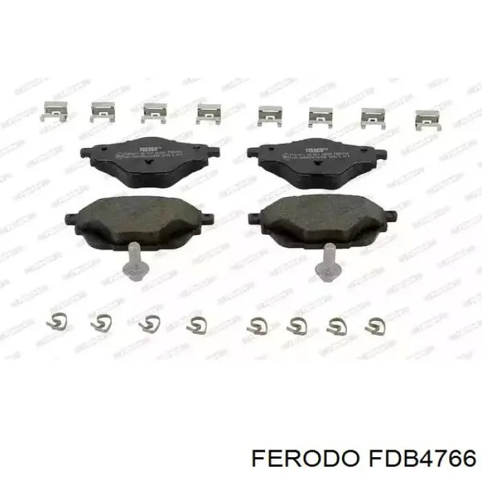 FDB4766 Ferodo Sapatas do freio traseiras de disco
