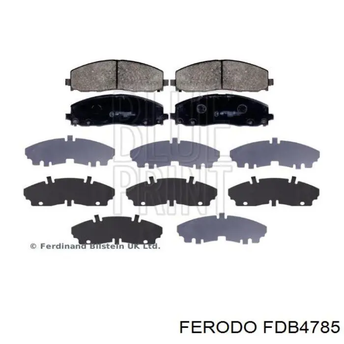 FDB4785 Ferodo Sapatas do freio dianteiras de disco