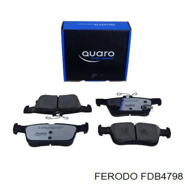 Compre FDB4798 Ferodo Sapatas do freio traseiras de disco