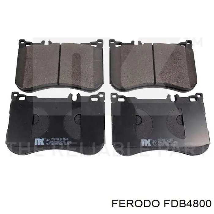 Compre FDB4800 Ferodo Sapatas do freio dianteiras de disco