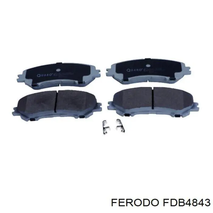 Sapatas do freio dianteiras de disco Ferodo FDB4843 preço, a partir de 29,86 USD